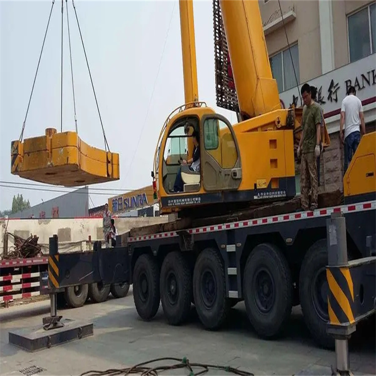 大祥当地吊车出租|机器吊装|75吨|工厂搬迁服务